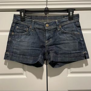 Citizens of Humanity Denim Crochet Stretch #910 Rose Shorts